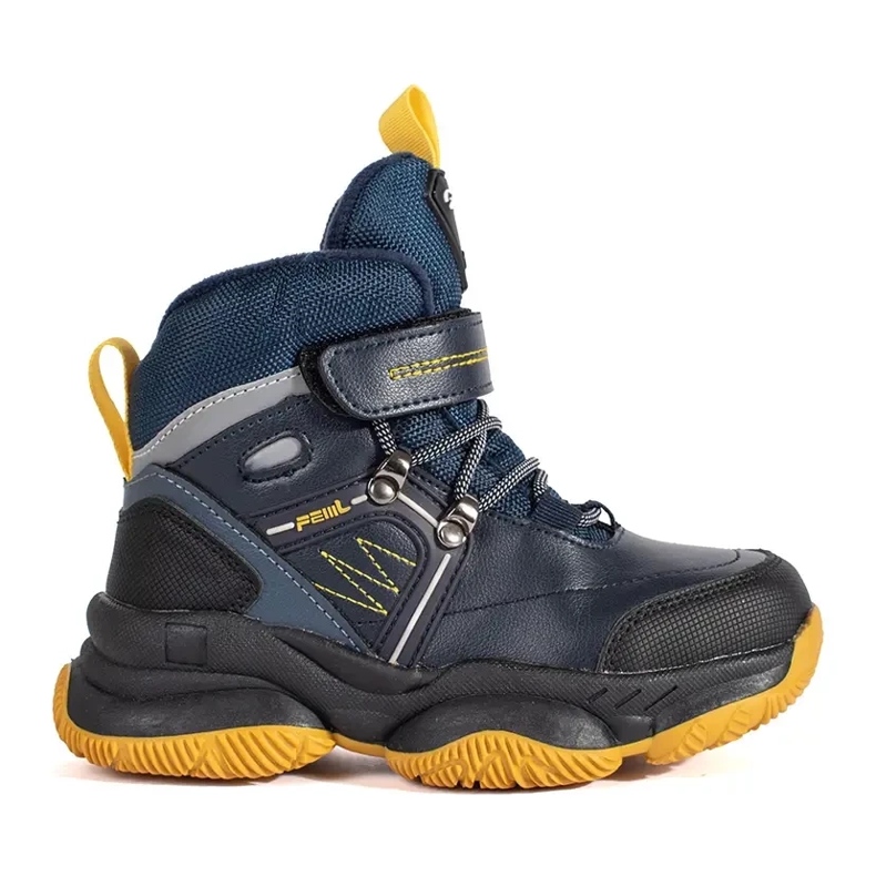 Stivali da ragazzo alti e isolanti blu