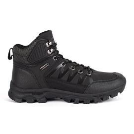 Vico Scarpe da trekking da uomo nere con lacci nero