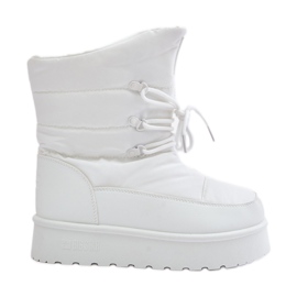 Stivali da neve con plateau e cerniera Big Star OO274886 Bianco