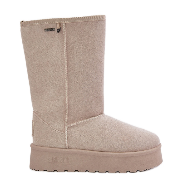 Stivali da neve con plateau alto Big Star OO274894 Beige chiaro