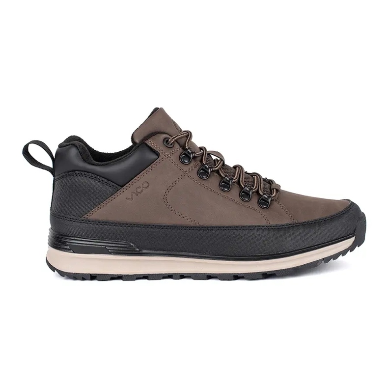 Vico Scarpe da trekking da uomo stringate marroni marrone