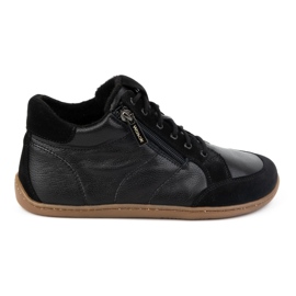 WASAK Scarpe isolanti in pelle da donna a piedi nudi 0766W nere nero