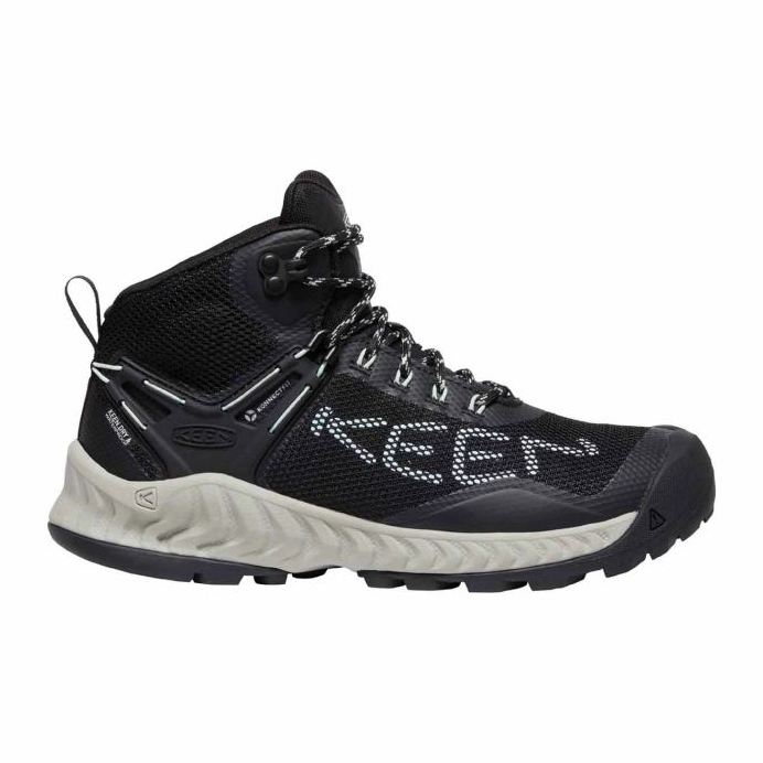 Scarpe KEEN Nxis Evo Mid Wp Glass KE-1025911 nero