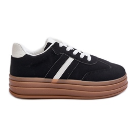 Sneakers Platform da Donna Nere Dravinnia nero