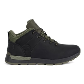 Vico Scarpe stringate invernali da uomo nere e verdi nero