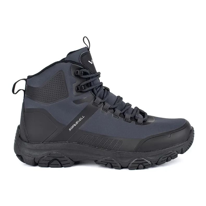 Vico Stivali invernali stringati da uomo blu navy