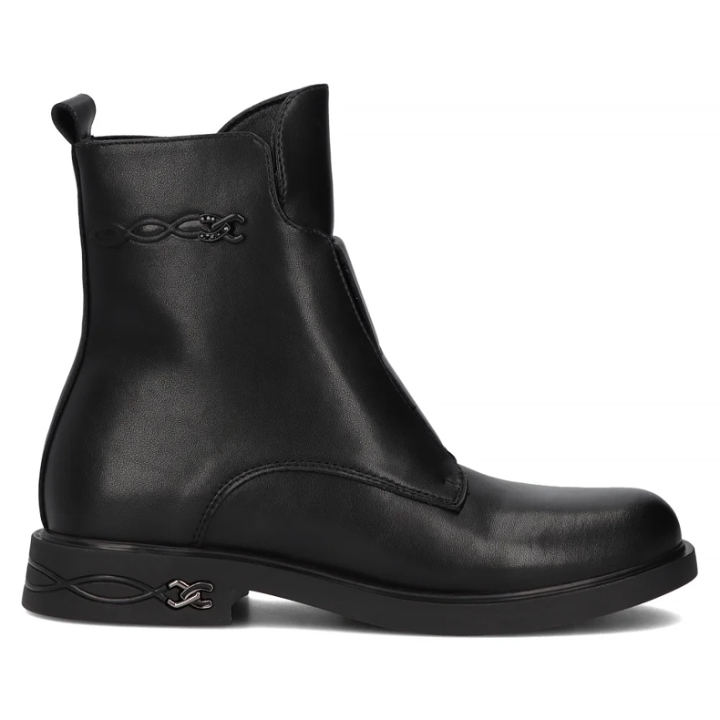Filippo DBT6527/24 Stivali in pelle Bk, neri nero