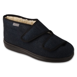 Dr.ORTO Befado scarpe da donna isolate con lana pu 986D013 nero blu