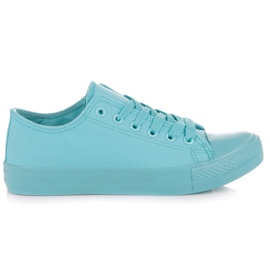 Sneakers in tessuto da donna blu