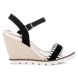 Marquiz Espadrillas con zeppa nero
