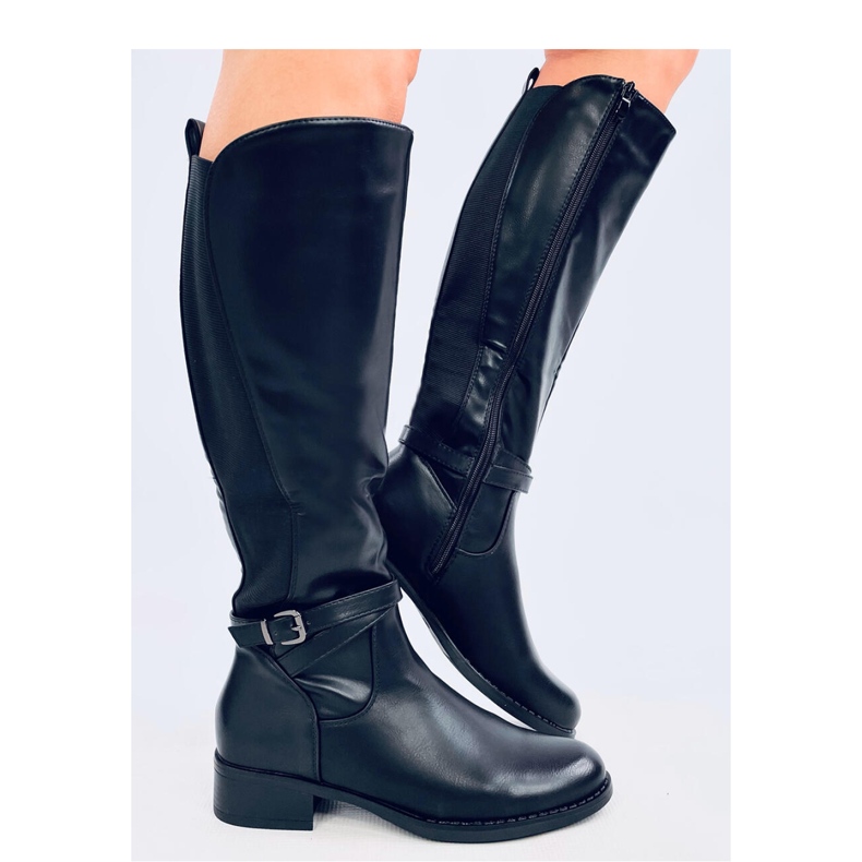 Stivali con tomaia elastica Lappen Nero - Inello