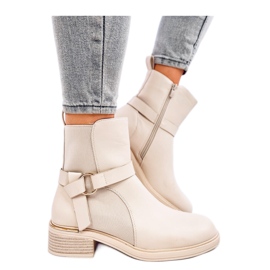 Stivaletti da donna beige