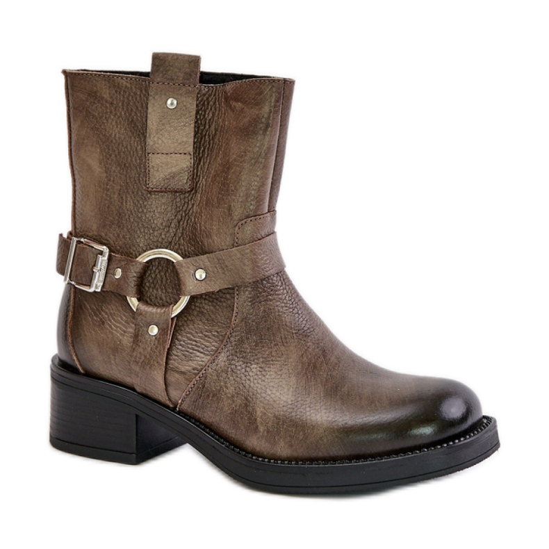 Zazoo 60480 Stivaletto Marrone/Grigio