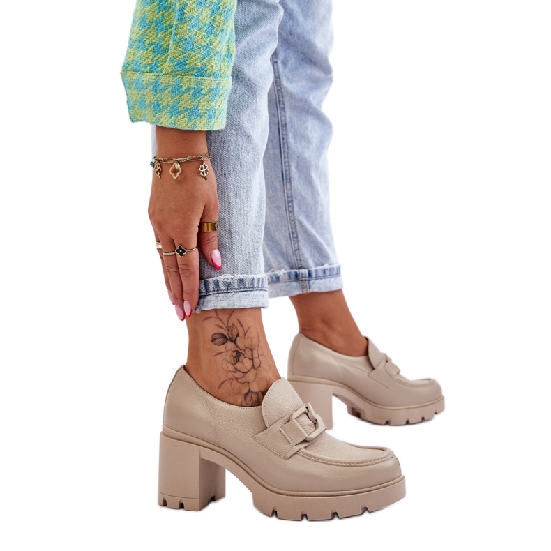 Scarpe Modello 20097 Lacca Beige