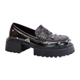 Scarpe Modello Da MR880-103 Lacca Nera nero