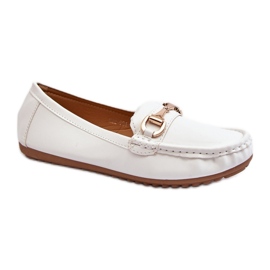 Mocassini Modello NN22-991 Bianco bianca