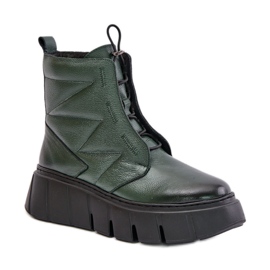 Zazoo 60472 Stivaletti verde scuro