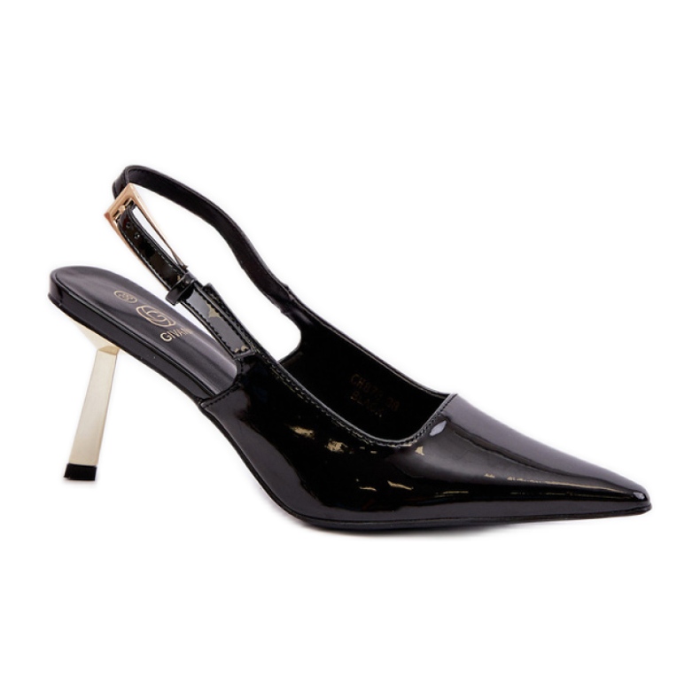 Scarpe con tacco Modello CH878 Nere nero