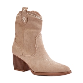Stivali Modello CHC359 Beige Chiaro