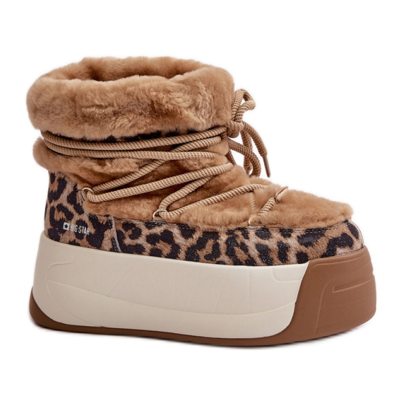 Big Star OO274A208 Doposci marrone/leopardo