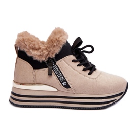Scarpe sportive modello 21-Q99 beige