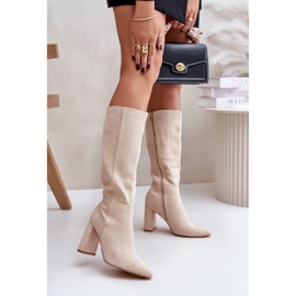 Step in style Stivali Modello Lannetea MVP315 Beige Chiaro - Entra con stile