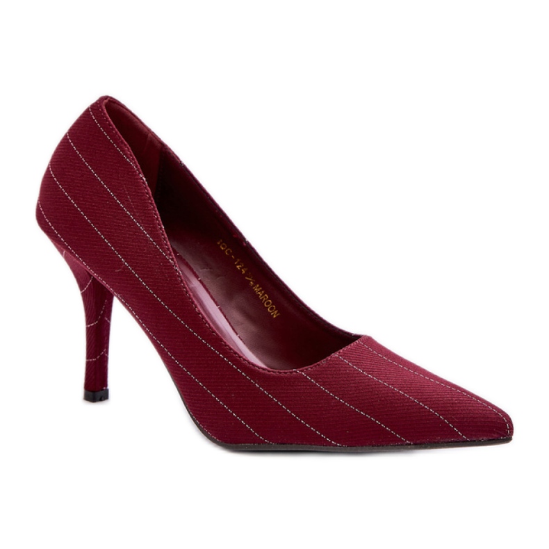 Stiletti Modello SQC-124 Bordeaux rosso