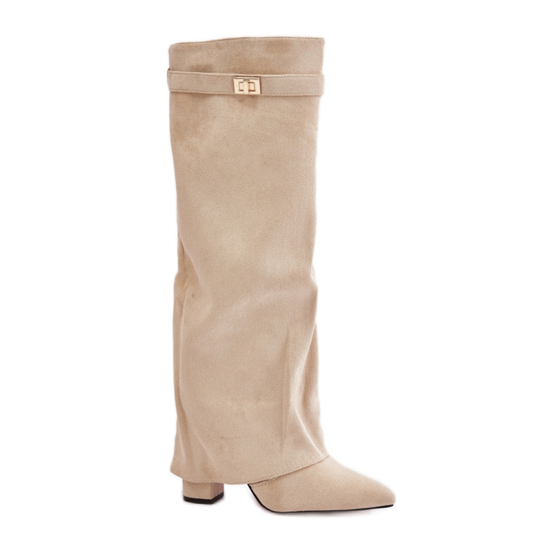 Modello LA-289 Stivali beige chiaro