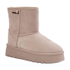 Big Star OO274897 Stivali da neve beige chiaro