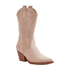 Stivali Modello DA116P Beige Chiaro
