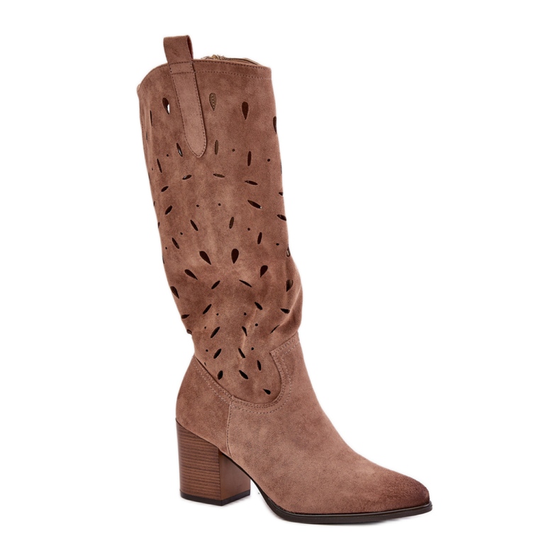 Vinceza 58344 Stivali beige scuro