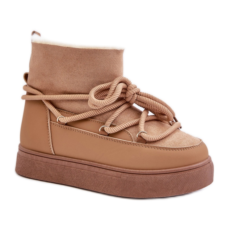 Modello 8933 Doposci cammello marrone