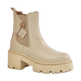 Zazoo 60490 Stivali beige chiaro