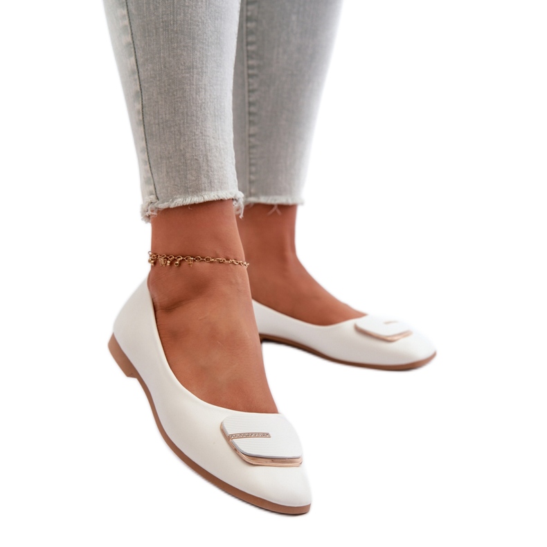 Ballerine Modello ZA37 Colore Bianco bianca