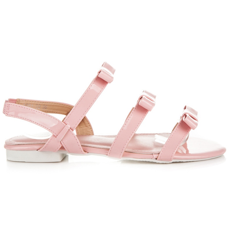 Vices Sandali Laccati Con Fiocchi rosa