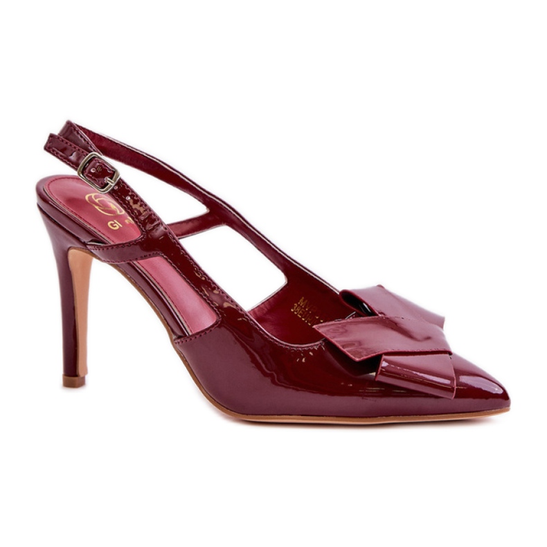 Tacco alto Modello MVP351 Bordeaux rosso