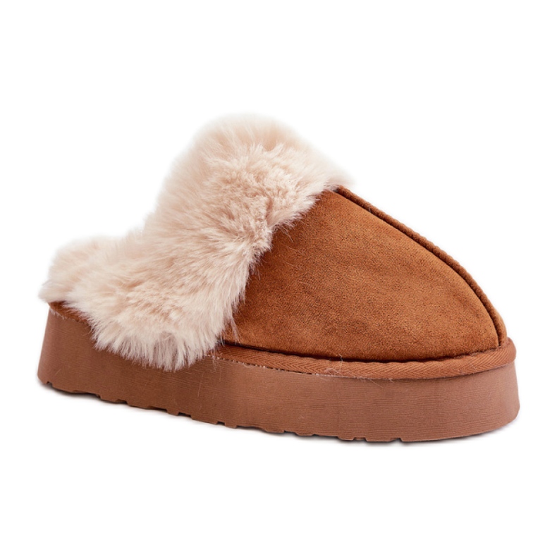 Pantofole Modello FA-181 Cammello marrone