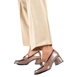 Décolleté Modello GD-FL475T Beige