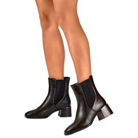 Stivaletto Chelsea Modello 9611B Nero