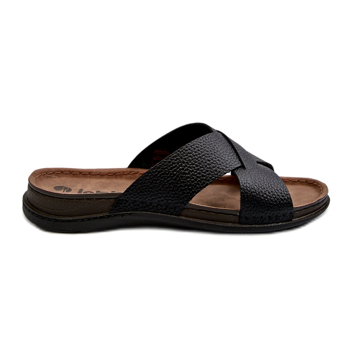 Pelle maschile inblu gv00001i flip neri nero