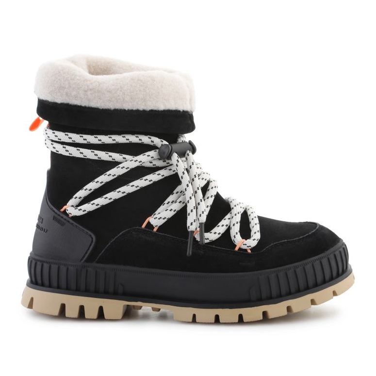 Doposci da donna Palladium Pallashock Hiver 94349-008-M, neri nero