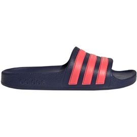 Ciabatte da bambino Adidas Adilette Aqua, di colore blu navy