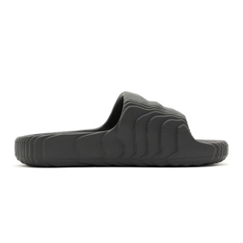 Adidas Adilette 22 Grey Five infradito da uomo, lifestyle, alla moda per l'estate, nere (HP6522) grigio