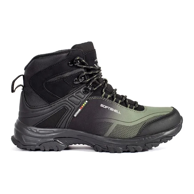 Vico Scarpe da trekking nere e verdi verde