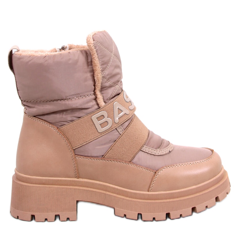 Scarponi da neve da donna Little Khaki beige