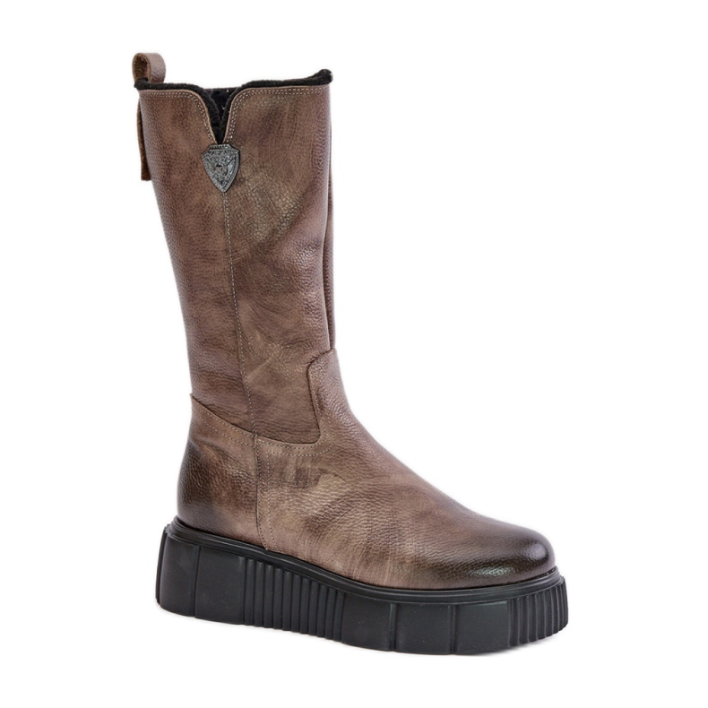Stivali Modello Zazoo 70121 Marrone