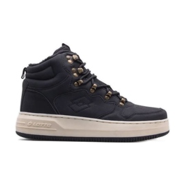 Scarpe invernali unisex Lotto Jalana Pf Fur 2400390W-1112 nere nero