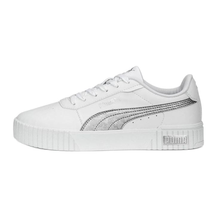 Scarpe Puma Carina 2.0 Space Metallics 389387-02, bianche bianca
