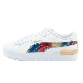 Scarpe sportive da donna Puma Jada Olympic 382574 01 bianche bianca