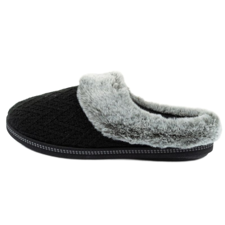 Pantofole isolanti Skechers da donna 167225/BLK nere nero